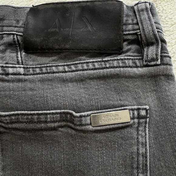 Armani Exchange J16 Striaght Jeans Mens Size 30x29 Gray Denim A/X | 8NZJ16 - Picture 7 of 10